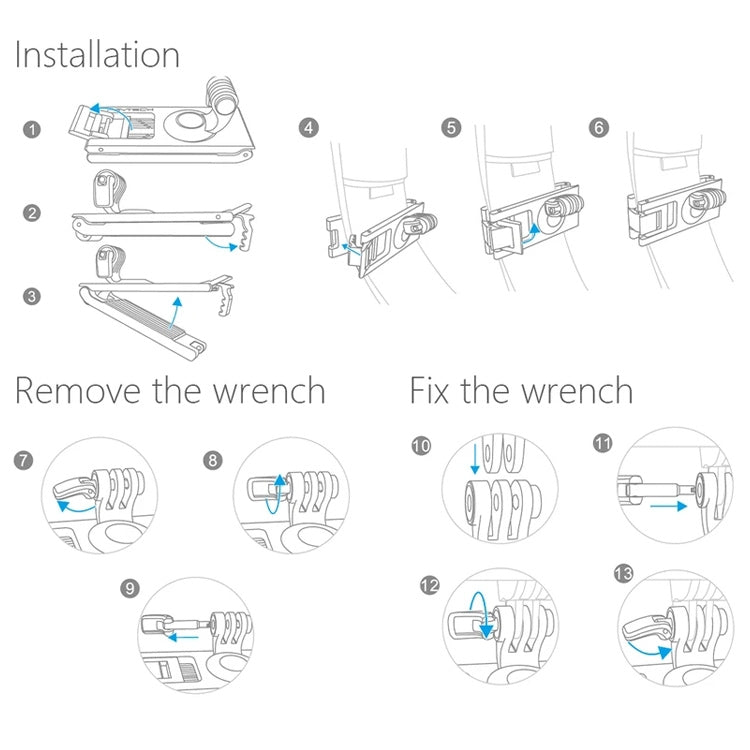 PGYTECH P-18C-019 Strap Fixed Holder for DJI Osmo Pocket / Action, P-18C-019