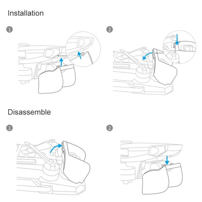PGYTECH P-12A-023 Camera Lens Protective Hood Sunshade Gimbal Cover for DJI Mavic Mini Drone, For DJI Mavic Mini Drone