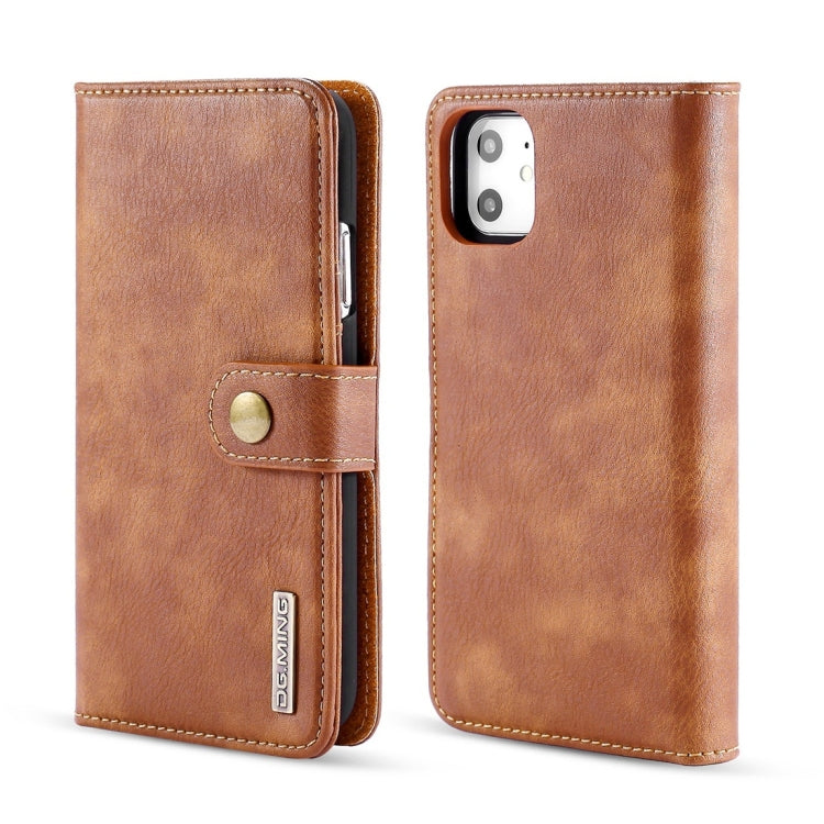 DG.MING Crazy Horse Texture Flip Detachable Magnetic Leather Case with Holder & Card Slots & Wallet, For Samsung Galaxy Note 10+, For iPhone 11 Pro Max, for iPhone 11 Pro, for Galaxy Note 10, for Galaxy Note 10+, for iPhone 11, For Samsung Galaxy Note 10