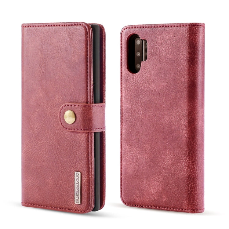 DG.MING Crazy Horse Texture Flip Detachable Magnetic Leather Case with Holder & Card Slots & Wallet, For Samsung Galaxy Note 10+, For iPhone 11 Pro Max, for iPhone 11 Pro, for Galaxy Note 10, for Galaxy Note 10+, for iPhone 11, For Samsung Galaxy Note 10