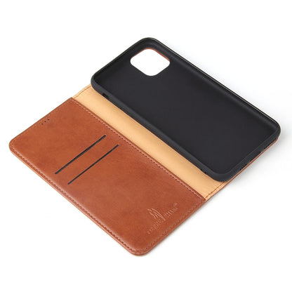 Fierre Shann PU Genuine Leather Texture Horizontal Flip Leather Case with Holder & Card Slots & Wallet, For iPhone 11, For iPhone 11 Pro, For iPhone 11 Pro Max
