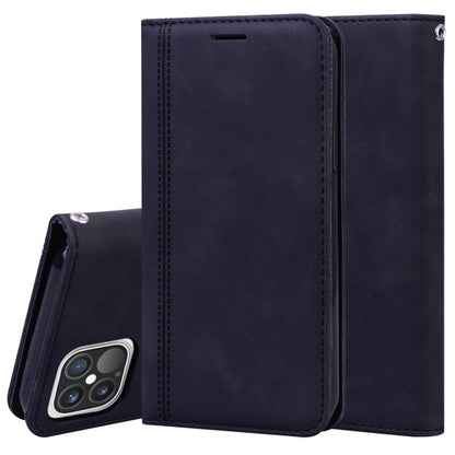 Frosted Business Magnetic Horizontal Flip PU Leather Case with Holder & Card Slot & Lanyard, For iPhone 12 / 12 Pro, For iPhone 12 Pro Max