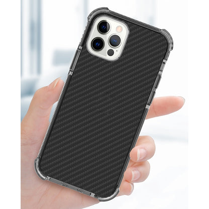 Carbon Fiber Acrylic Protective Case, For iPhone 12 mini, For iPhone 12 / 12 Pro, For iPhone 12 Pro Max
