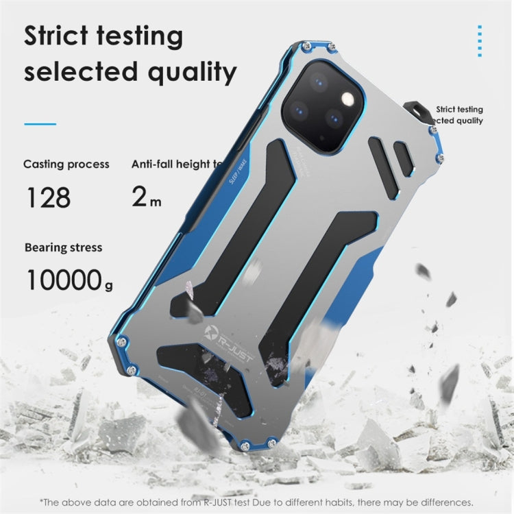 R-JUST Shockproof Dustproof Armor Metal Protective Case, For iPhone 11 Pro, For iPhone 11