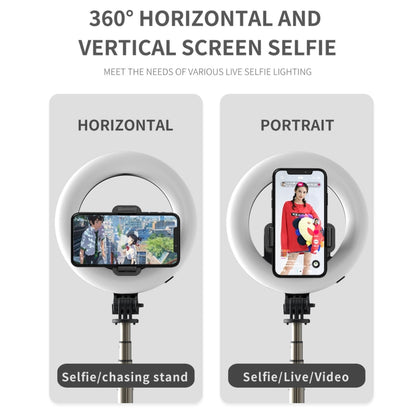 Q07 6 Inch Ring Light Portable Bluetooth Selfie Stick Tripod, Q07