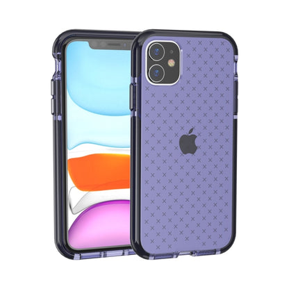 Grid Pattern Shockproof Transparent TPU Protective Case, For iPhone 11 Pro, For iPhone 11, For iPhone 11 Pro Max