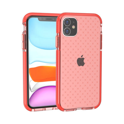 Grid Pattern Shockproof Transparent TPU Protective Case, For iPhone 11 Pro, For iPhone 11, For iPhone 11 Pro Max