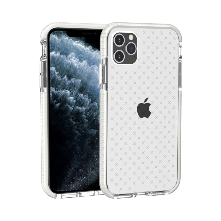Grid Pattern Shockproof Transparent TPU Protective Case, For iPhone 11 Pro, For iPhone 11, For iPhone 11 Pro Max