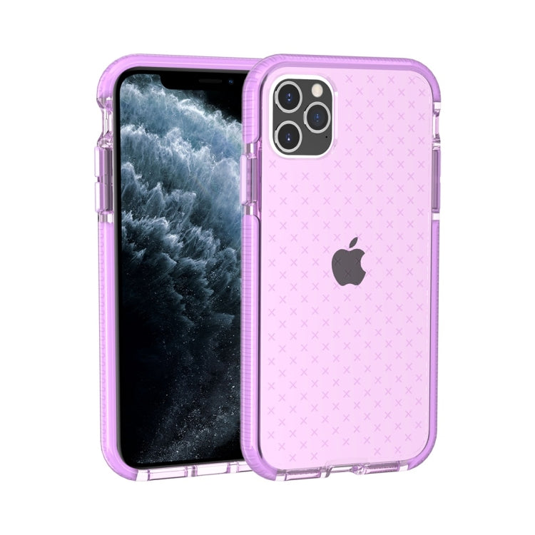 Grid Pattern Shockproof Transparent TPU Protective Case, For iPhone 11 Pro, For iPhone 11, For iPhone 11 Pro Max