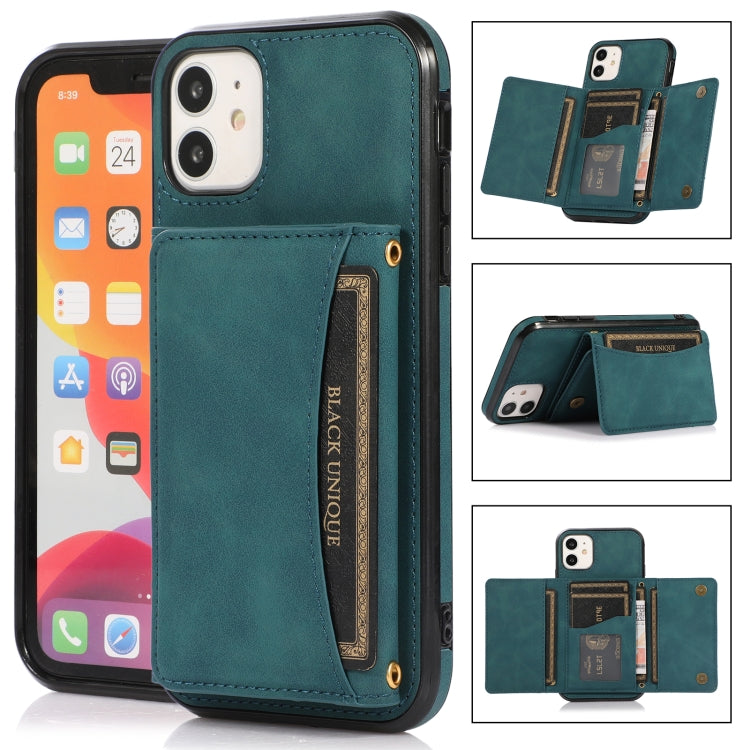 Three-fold Leather Phone Case with Card Slot & Wallet & Holder, For iPhone 11, For iPhone XR, For iPhone 8 Plus & 7 Plus, For iPhone SE 2022 / SE 2020 / 8 / 7
