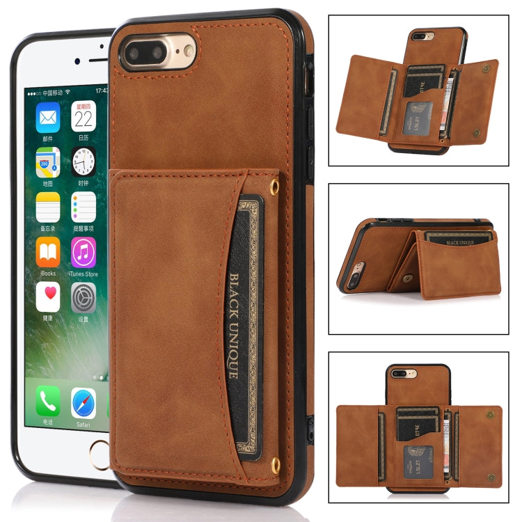Three-fold Leather Phone Case with Card Slot & Wallet & Holder, For iPhone 11, For iPhone XR, For iPhone 8 Plus & 7 Plus, For iPhone SE 2022 / SE 2020 / 8 / 7