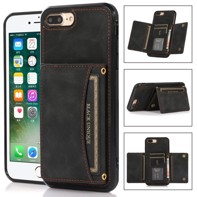 Three-fold Leather Phone Case with Card Slot & Wallet & Holder, For iPhone 11, For iPhone XR, For iPhone 8 Plus & 7 Plus, For iPhone SE 2022 / SE 2020 / 8 / 7