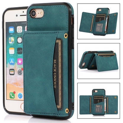 Three-fold Leather Phone Case with Card Slot & Wallet & Holder, For iPhone 11, For iPhone XR, For iPhone 8 Plus & 7 Plus, For iPhone SE 2022 / SE 2020 / 8 / 7