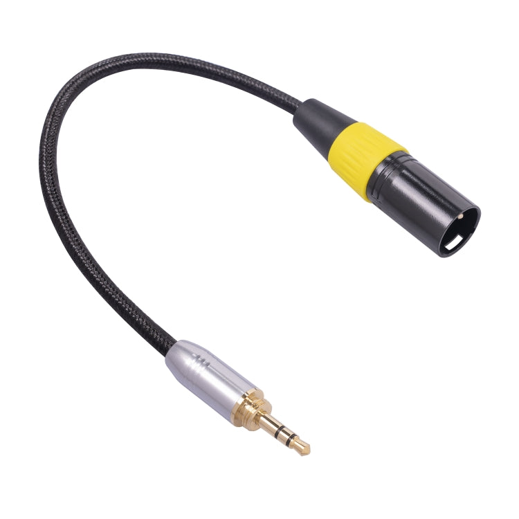 SB423K108-03 6.35mm + 3.5mm Male to XLR 3pin Male Audio Cable, Length: 30cm, 6.35mm+3.5mm to XLR