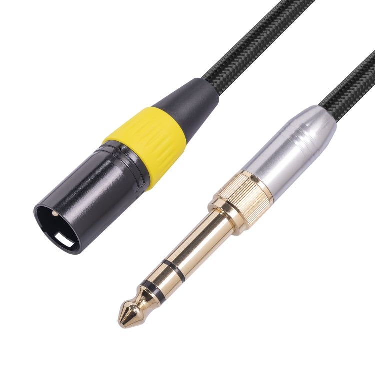SB423K108-03 6.35mm + 3.5mm Male to XLR 3pin Male Audio Cable, Length: 30cm, 6.35mm+3.5mm to XLR