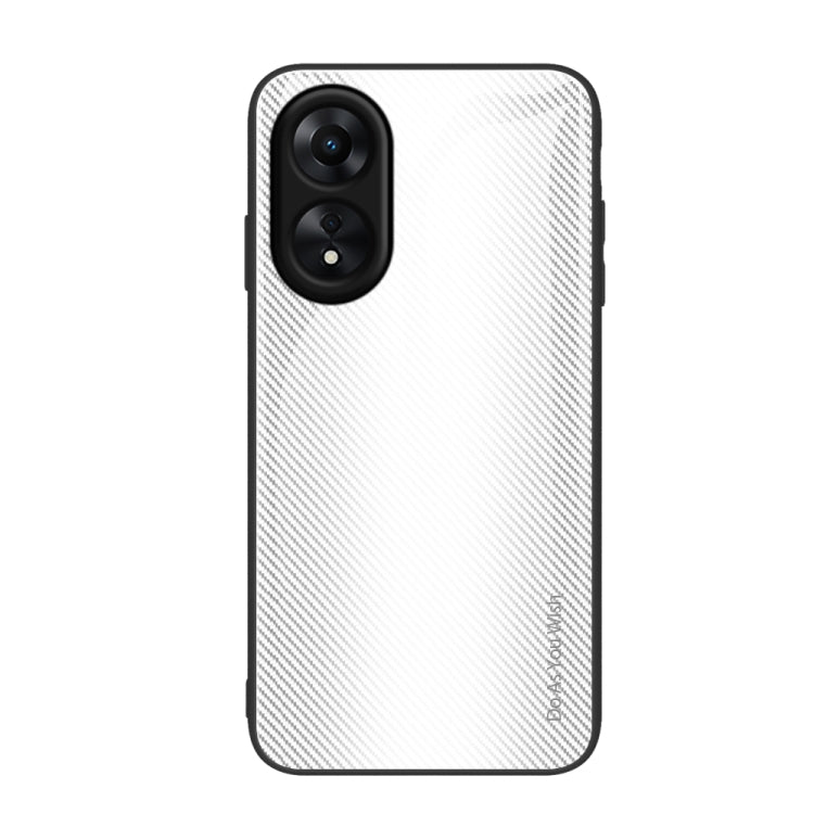 Funda de TPU con textura de vidrio degradado para OPPO A17