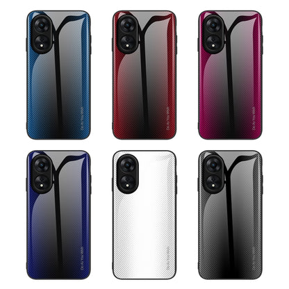 Funda de TPU con textura de vidrio degradado para OPPO A17