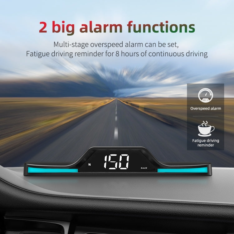 G15 Car HD GPS Head-Up Display with Color Changing Ambient Light, G15