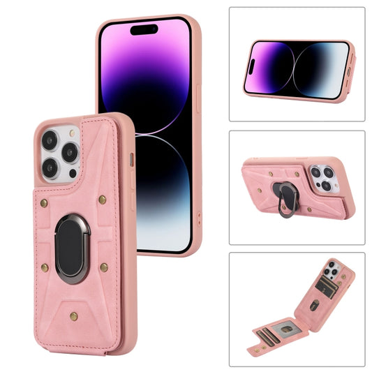 Armor Ring Wallet Back Cover Phone Case, For iPhone 14 Pro, For iPhone 14 Plus, For iPhone 14 Pro Max, For iPhone 13, For iPhone 13 Pro, For iPhone 13 Pro Max, For iPhone 12 / 12 Pro, For iPhone 12 Pro Max, For iPhone 11