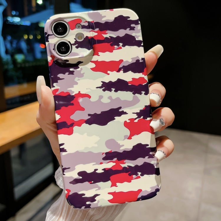 Precise Hole Camouflage Pattern PC Phone Case, For iPhone 11, For iPhone 11 Pro, For iPhone X / XS, For iPhone XR, For iPhone XS Max, For iPhone 8 Plus / 7 Plus