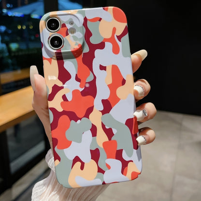 Precise Hole Camouflage Pattern PC Phone Case, For iPhone 11, For iPhone 11 Pro, For iPhone X / XS, For iPhone XR, For iPhone XS Max, For iPhone 8 Plus / 7 Plus