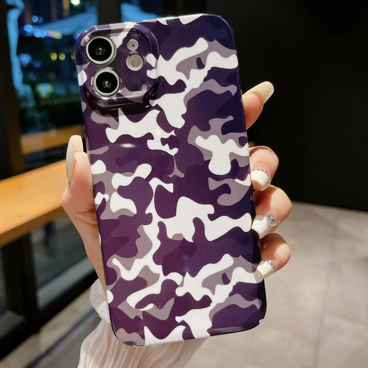 Precise Hole Camouflage Pattern PC Phone Case, For iPhone 11, For iPhone 11 Pro, For iPhone X / XS, For iPhone XR, For iPhone XS Max, For iPhone 8 Plus / 7 Plus