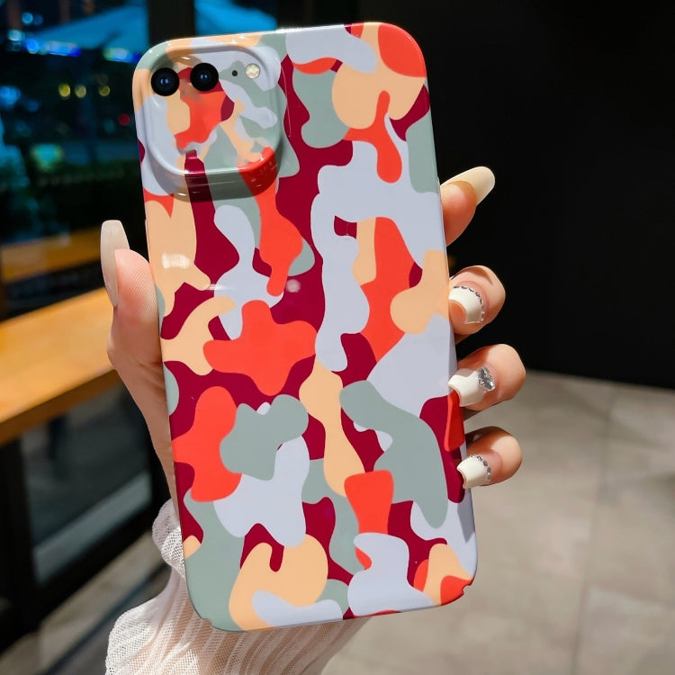 Precise Hole Camouflage Pattern PC Phone Case, For iPhone 11, For iPhone 11 Pro, For iPhone X / XS, For iPhone XR, For iPhone XS Max, For iPhone 8 Plus / 7 Plus