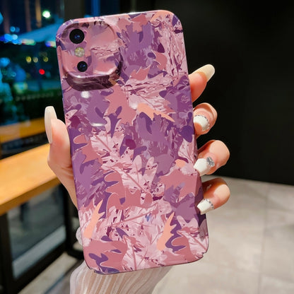 Precise Hole Camouflage Pattern PC Phone Case, For iPhone 11, For iPhone 11 Pro, For iPhone X / XS, For iPhone XR, For iPhone XS Max, For iPhone 8 Plus / 7 Plus