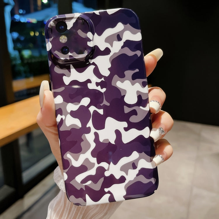 Precise Hole Camouflage Pattern PC Phone Case, For iPhone 11, For iPhone 11 Pro, For iPhone X / XS, For iPhone XR, For iPhone XS Max, For iPhone 8 Plus / 7 Plus