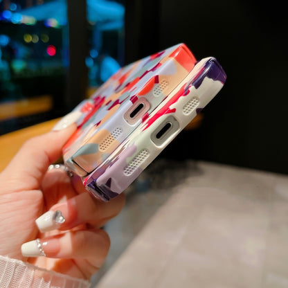 Precise Hole Camouflage Pattern PC Phone Case, For iPhone 11, For iPhone 11 Pro, For iPhone X / XS, For iPhone XR, For iPhone XS Max, For iPhone 8 Plus / 7 Plus