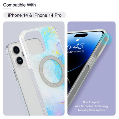 Dual-side IMD Marble Magsafe Phone Case, For iPhone 12 Pro
