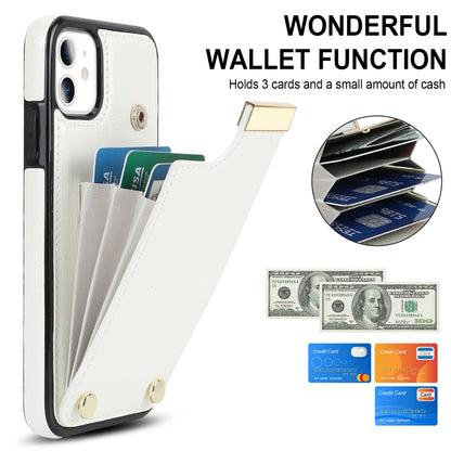 Metal Buckle Card Slots Phone Case, For iPhone 11, For iPhone 11 Pro, For iPhone XS Max, For iPhone 8 Plus / 7 Plus
