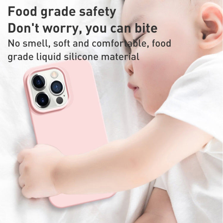 Liquid Silicone MagSafe Phone Case, For iPhone 13