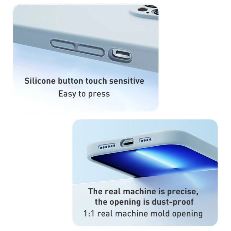 Liquid Silicone MagSafe Precision Hole Phone Case, For iPhone 13