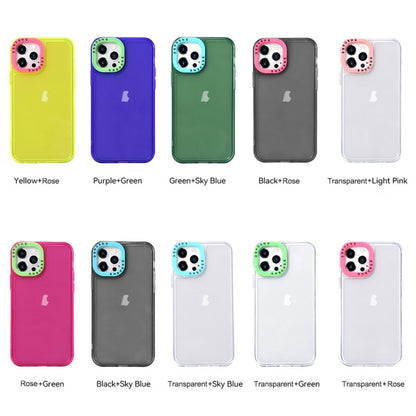Color Contrast Lens Frame Transparent TPU Phone Case, For iPhone 11, For iPhone 11 Pro