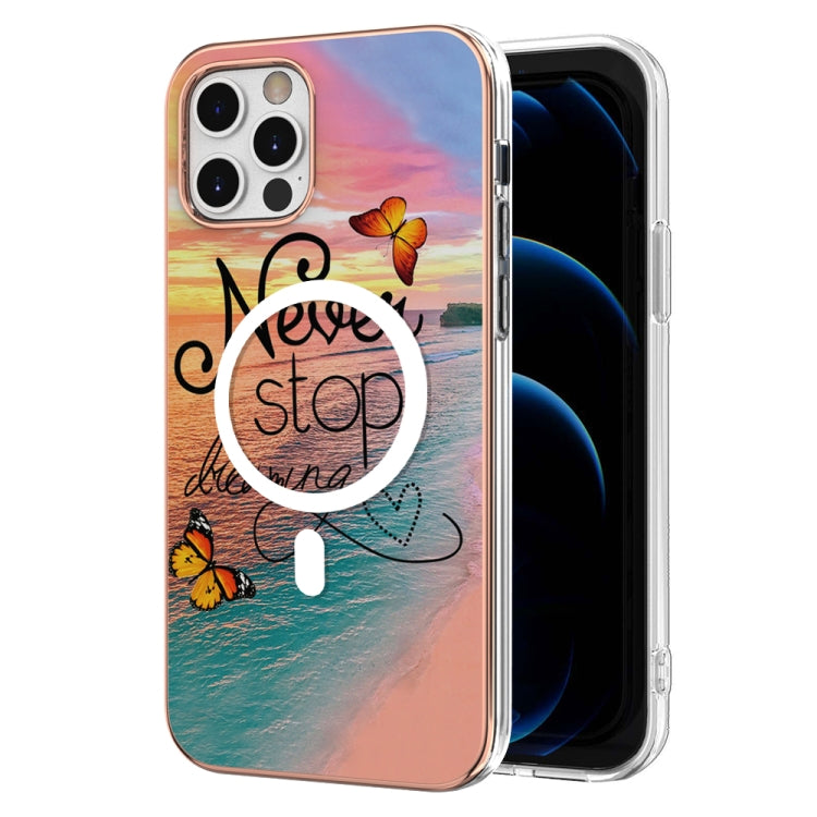 Marble Pattern Dual-side IMD Magsafe TPU Phone Case, For iPhone 12 / 12 Pro, For iPhone 12 Pro Max, For iPhone 11 Pro Max, For iPhone 11, For iPhone 11 Pro