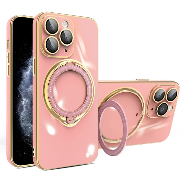 Multifunction Electroplating MagSafe Holder Phone Case, For iPhone 11, For iPhone 11 Pro, For iPhone XS / X, For iPhone XR, For iPhone XS Max, For iPhone 8 Plus / 7 Plus