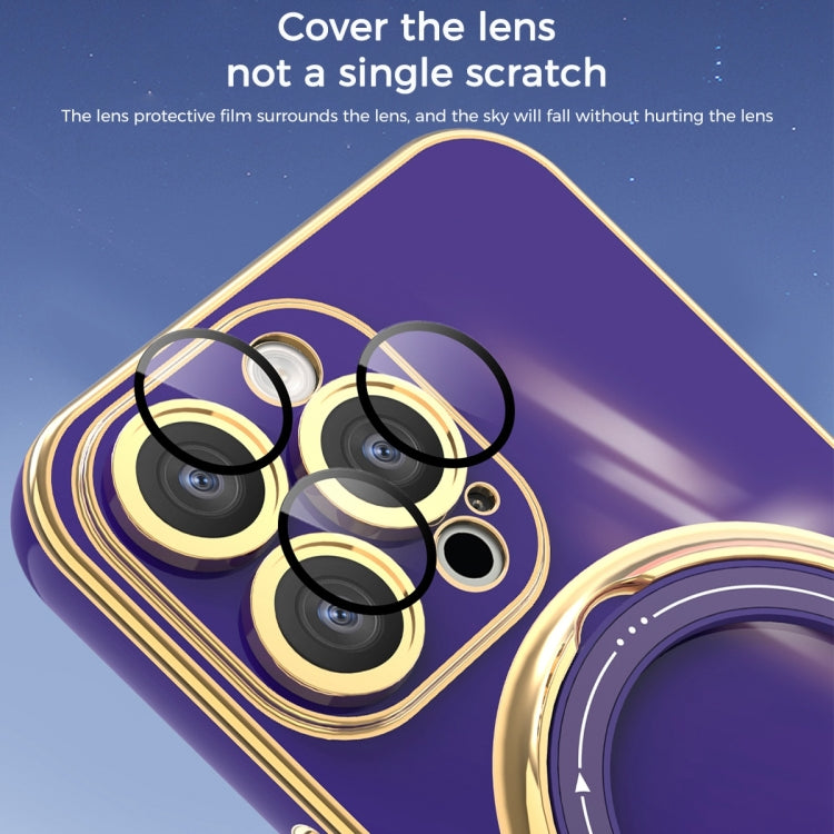 Multifunction Electroplating MagSafe Holder Phone Case, For iPhone 11, For iPhone 11 Pro, For iPhone XS / X, For iPhone XR, For iPhone XS Max, For iPhone 8 Plus / 7 Plus