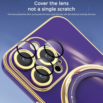 Multifunction Electroplating MagSafe Holder Phone Case, For iPhone 11, For iPhone 11 Pro, For iPhone XS / X, For iPhone XR, For iPhone XS Max, For iPhone 8 Plus / 7 Plus