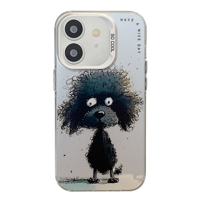 Animal Pattern Oil Painting Series PC + TPU Phone Case, For iPhone 12