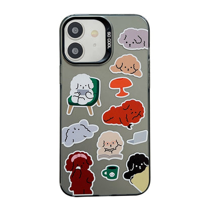 Cute Animal Pattern Series PC + TPU Phone Case, For iPhone 12 Pro, For iPhone 11
