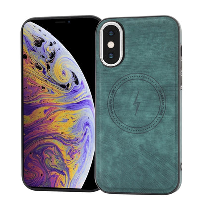 Side PU Hybrid TPU Magsafe Phone Case, For iPhone 11, For iPhone 11 Pro, For iPhone XR, For iPhone XS Max, For iPhone XS /X, For iPhone 8 Plus / 7 Plus