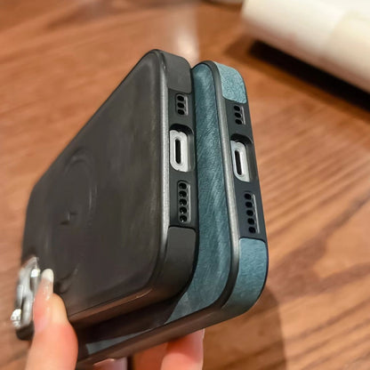 Side PU Hybrid TPU Magsafe Phone Case, For iPhone 11, For iPhone 11 Pro, For iPhone XR, For iPhone XS Max, For iPhone XS /X, For iPhone 8 Plus / 7 Plus