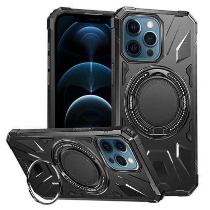 MagSafe Magnetic Shockproof Phone Case with Ring Holder, For iPhone 12/12 Pro, For iPhone 12 Pro Max, For iPhone 11