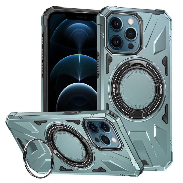 MagSafe Magnetic Shockproof Phone Case with Ring Holder, For iPhone 12/12 Pro, For iPhone 12 Pro Max, For iPhone 11