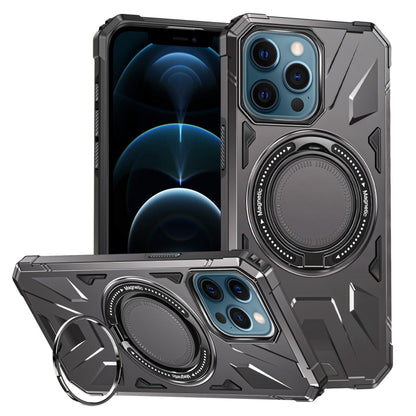 MagSafe Magnetic Shockproof Phone Case with Ring Holder, For iPhone 12/12 Pro, For iPhone 12 Pro Max, For iPhone 11