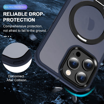 Skin-feel MagSafe Holder PC Hybrid TPU Phone Case, For iPhone 12 Pro