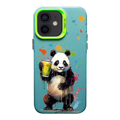 Color Ink Frosted PC+TPU Phone Case, For iPhone 11