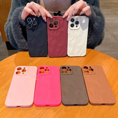 Frosted Wrinkles Texture TPU Phone Case, For iPhone 11, For iPhone 11 Pro, For iPhone X / XS, For iPhone XR, For iPhone XS Max, For iPhone 7 Plus / 8 Plus