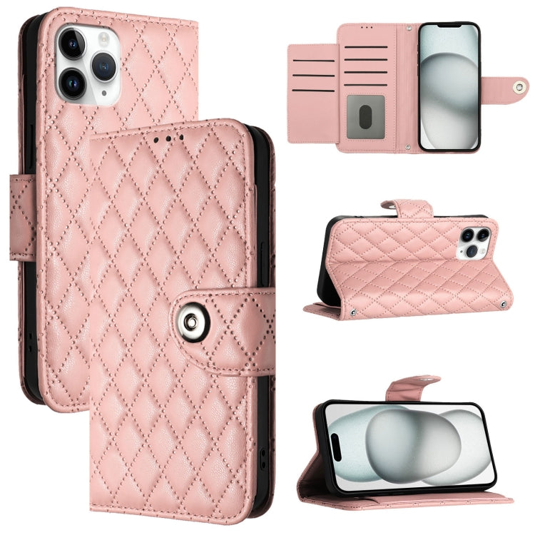 Rhombic Texture Flip Leather Phone Case with Lanyard, For iPhone 11, For iPhone 11 Pro, For iPhone XS / X, For iPhone XR, For iPhone XS Max, For iPhone 8 Plus / 7 Plus / 6s Plus